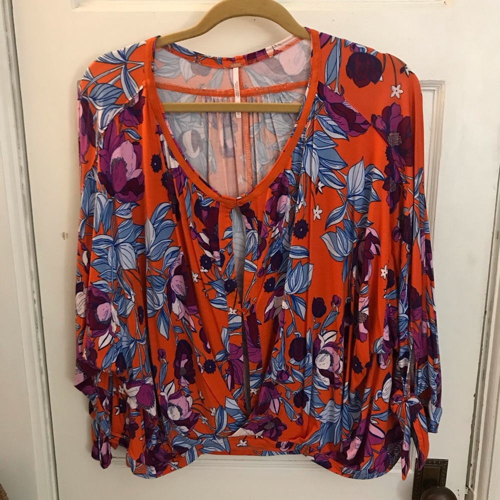 Free People floral top